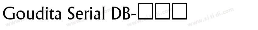 Goudita Serial DB字体转换